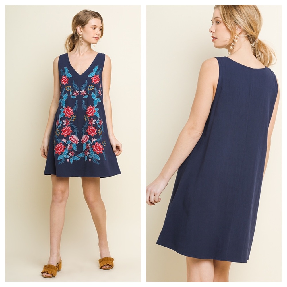 Floral Embroidered Dress